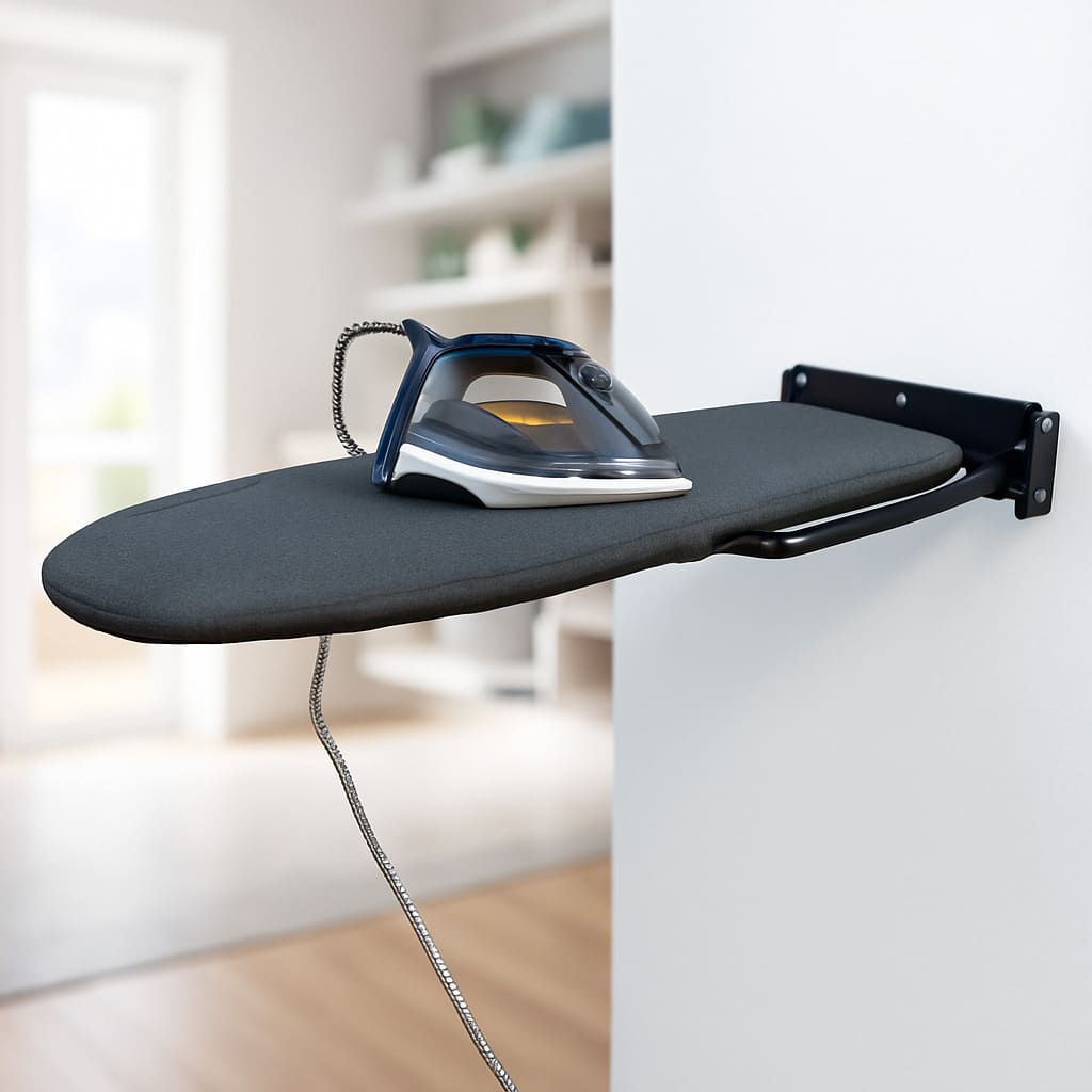 Foldable Wall-Mounted Ironing Board – Space-Saving Heavy-Duty Design