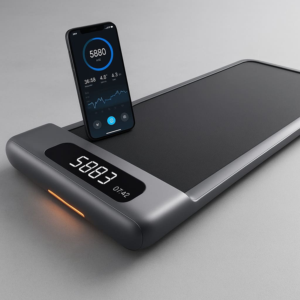 Smart App-Connected Walking Pad – Fitness Tracking