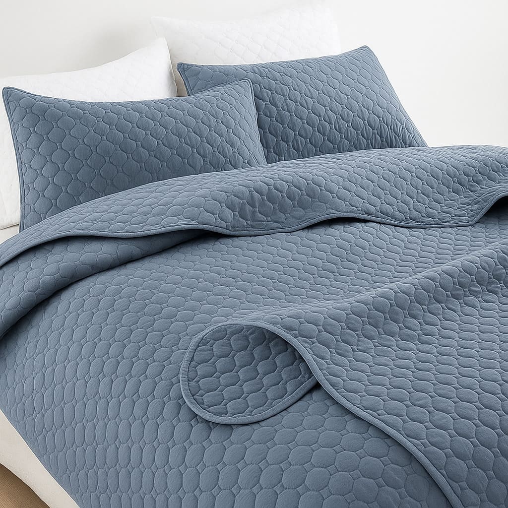 Premium Quilted Bedding Set – Ultra-Soft, Breathable & Hypoallergenic Comforter Set