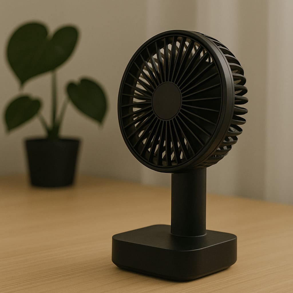 Rechargeable Table Fan – Compact Desk Model