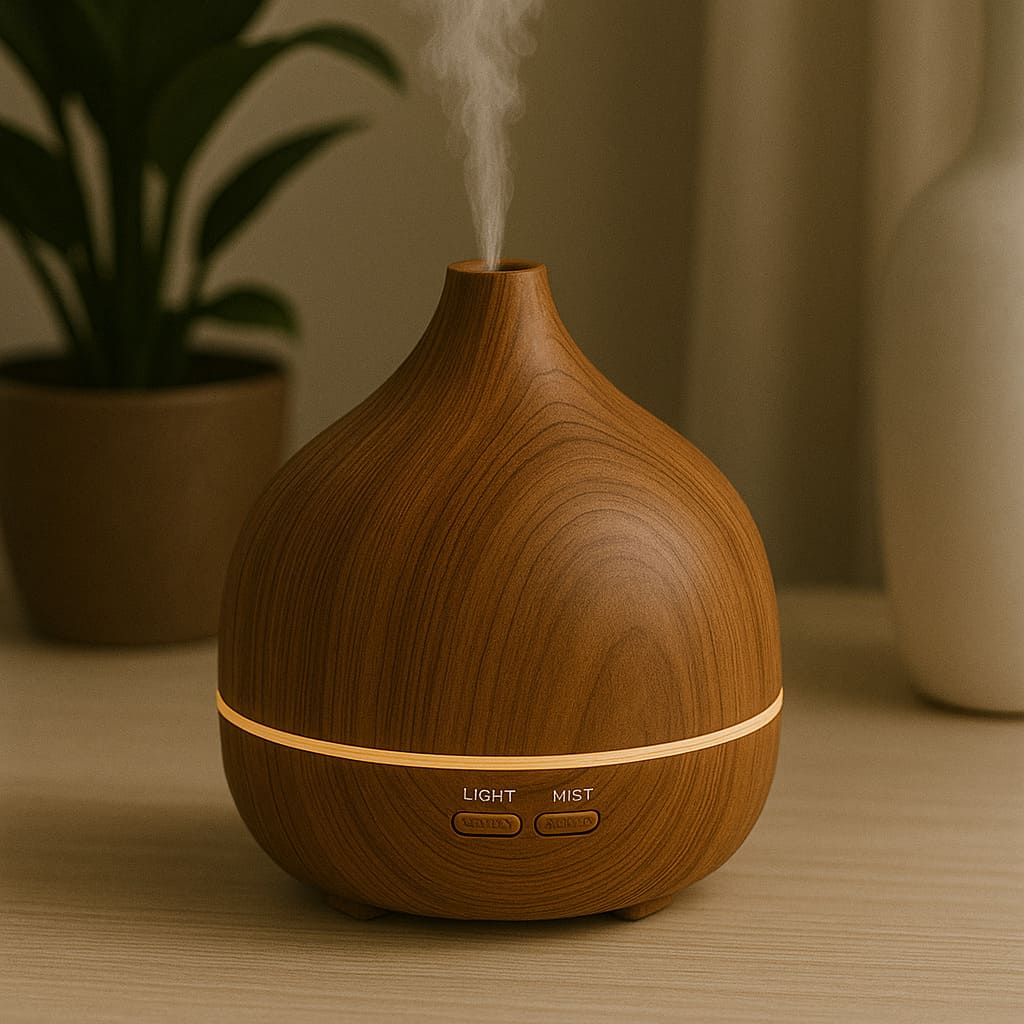 Ultrasonic Aroma Diffuser – Wood Grain Edition