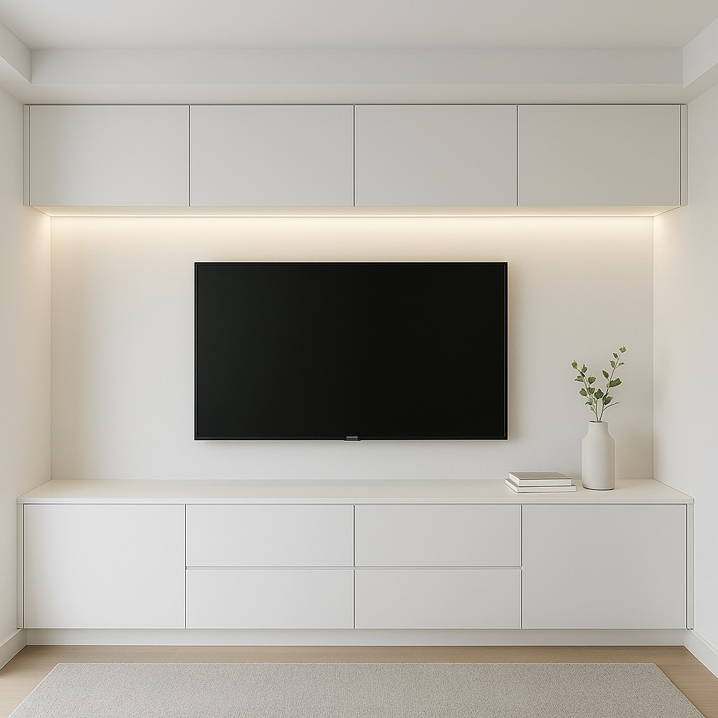 Full Wall TV & Storage Unit – Premium Set