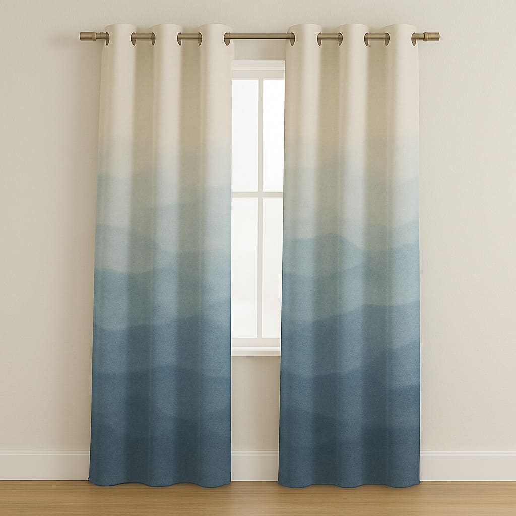 Linen Textured Curtain Panels – Minimalist Style