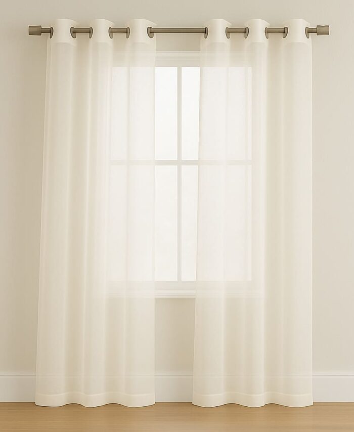 Sheer Voile Curtains – Light Filtering