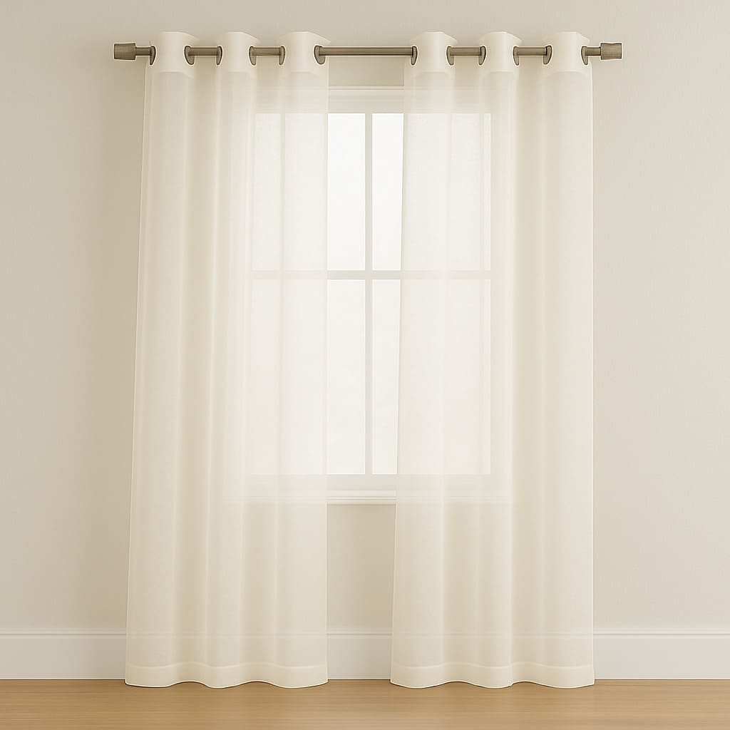 Sheer Voile Curtains – Light Filtering